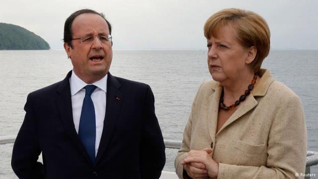 Меркель и Олланд выступают за продление санкций против России